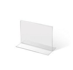 Soporte para Folletos y Menús Forma T A7 Horizontal