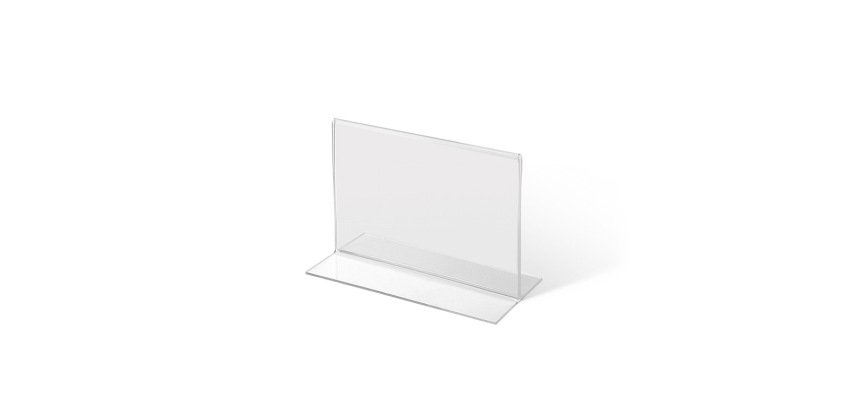 T Stand Menu Holder Landscape A7