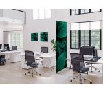 Décoration Murale en Tissu SET 40 x 40 Feuillage Vert