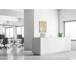 Décoration Murale en Tissu SET 40 x 40 Fleurs De Cerisier Japonais Beige