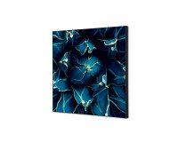 Décoration Murale en Tissu SET 40 x 40 Cactus Bleu