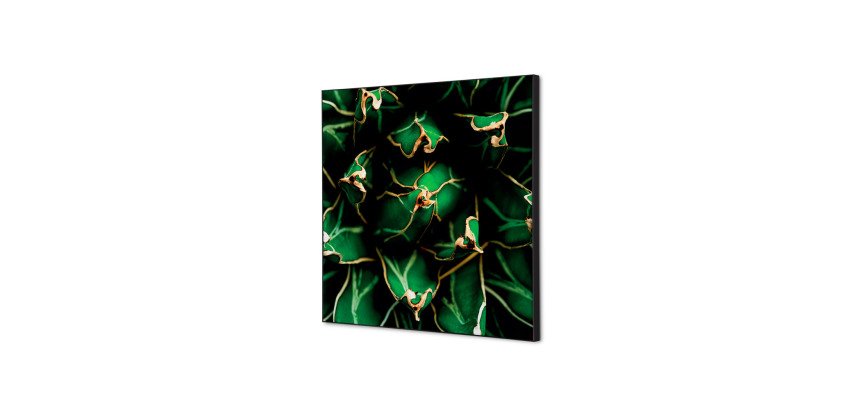 Décoration Murale en tissu SET 40 x 40 Cactus Vert