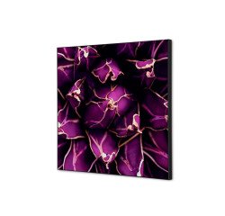 Textile Wall Decoration SET 40 x 40 Cactus Purple I822