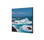 Décoration Murale en Tissu SET 40 x 40 Vagues de Mer