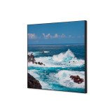 Decoración Textil de Pared SET 40 x 40 Olas del Mar