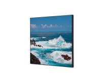 Wanddecoratie Textiel SET 40 x 40 Zee Golven