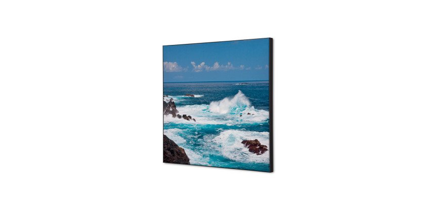 Textile Wall Decoration SET 40 x 40 Sea Waves I825