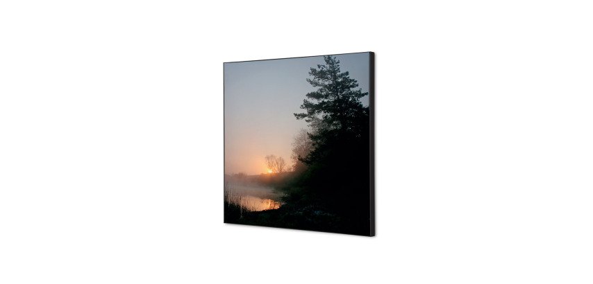 Textile Wall Decoration SET 40 x 40 Forest Sunrise I829