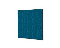 Décoration Murale en Tissu SET 40 x 40 Hexagon Bleu