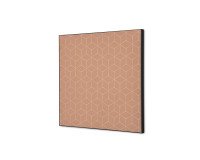 Décoration Murale en Tissu SET 40 x 40 Hexagon Beige