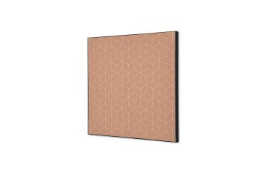 decoración textil de Pared SET 40 x 40 Hexagon Beige