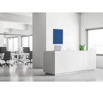 Décoration Murale en Tissu SET 40 x 40 Hexagon Bleu-Brun