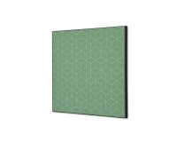 Wanddecoratie Textiel SET 40 x 40 Hexagon Groen