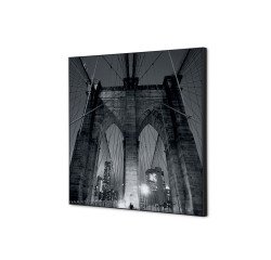 Wanddecoratie Textiel SET 40 x 40 New York Manhattan Brug