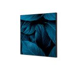 Décoration Murale en Tissu SET 40 x 40 Feuillage Bleu