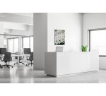 Décoration Murale en Tissu SET 40 x 40 Perce-neige A Fleurs Blanches