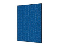 Decoración Textil de Pared SET A1 Hexagon Azul-Marrón