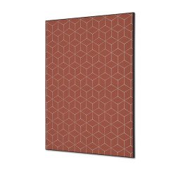 Decoración Textil de Pared SET A1 Hexagon Marrón Oscuro
