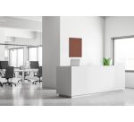 Décoration Murale en Tissu SET A1 Hexagon Rouille