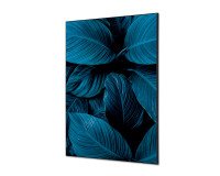 Decoración Textil de Pared SET A1 Hoja Botánica Azul