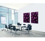 decoración textil de Pared SET A1 Cactus Morado