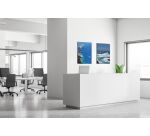 Décoration Murale en Tissu SET A1 Vagues de Mer