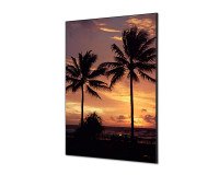 Décoration Murale en Tissu SET A1 Coucher de Soleil Palmiers