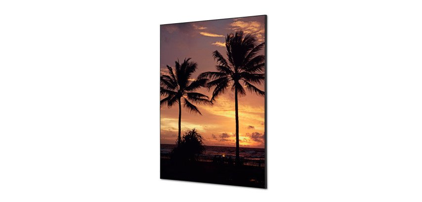 Textile Wall Decoration SET A1 Palmtrees Sunset I826