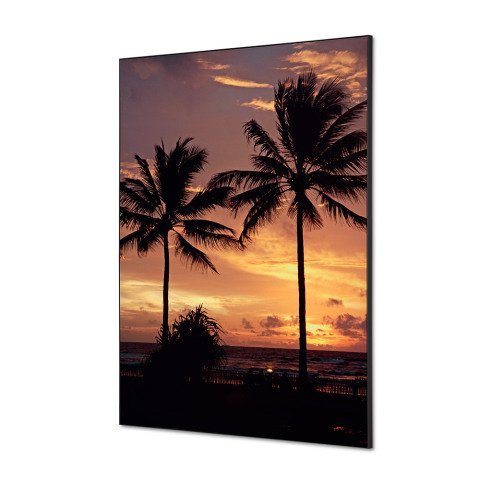 decoración textil de Pared SET A1 Palmeras Puesta de Sol