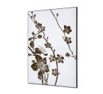 Textile Wall Decoration SET A1 Japanese Blossom Dark Brown I9
