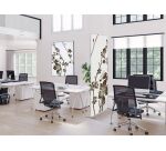 Textile Wall Decoration SET A1 Japanese Blossom Dark Brown I9