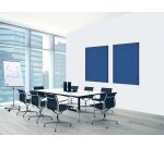 Textile Wall Decoration SET A2 Hexagon Blue-Brown I14