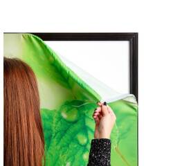 Decorazione murale tessile SET A2 Esagono Grigio I15