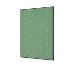Wanddecoratie Textiel SET A2 Hexagon Groen