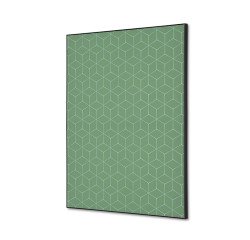 Wanddecoratie Textiel SET A2 Hexagon Groen