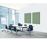 Wanddecoratie Textiel SET A2 Hexagon Groen