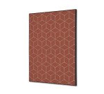 decoración textil de Pared SET A2 Hexagon Marrón Oscuro