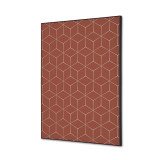 Decoración Textil de Pared SET A2 Hexagon Marrón Oscuro