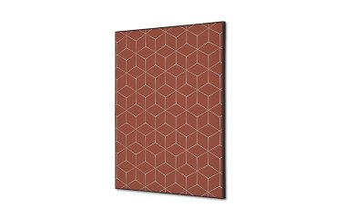 decoración textil de Pared SET A2 Hexagon Marrón Oscuro