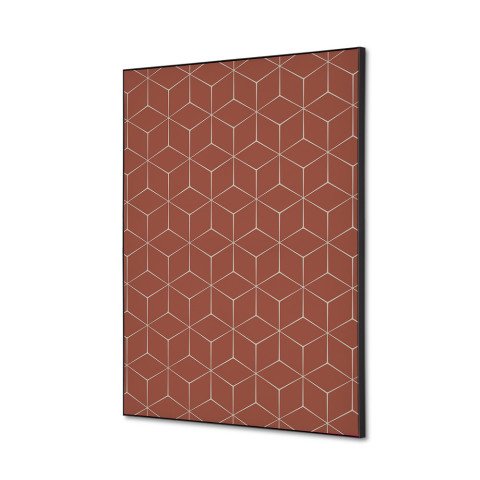 decoración textil de Pared SET A2 Hexagon Marrón Oscuro