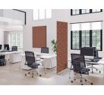 decoración textil de Pared SET A2 Hexagon Marrón Oscuro
