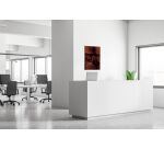 decoración textil de Pared SET A2 Hoja Botánica Roja