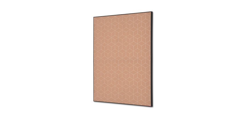 Textile Wall Decoration SET A2 Hexagon Beige I12