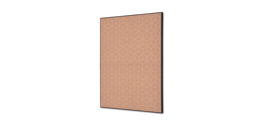 decoración textil de Pared SET A2 Hexagon Beige