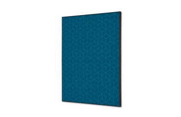 decoración textil de Pared SET A2 Hexagon Azul