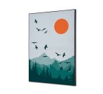 Textile Wall Decoration SET A2 Sun and Birds I25