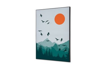 decoración textil de Pared SET A2 Sol y Pájaros