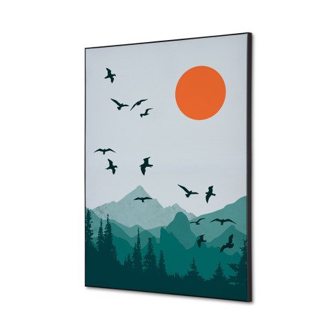 decoración textil de Pared SET A2 Sol y Pájaros