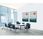 Textile Wall Decoration SET A2 Sun and Birds I25