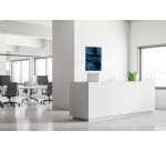 decoración textil de Pared SET A2 Hoja Botánica Azul
